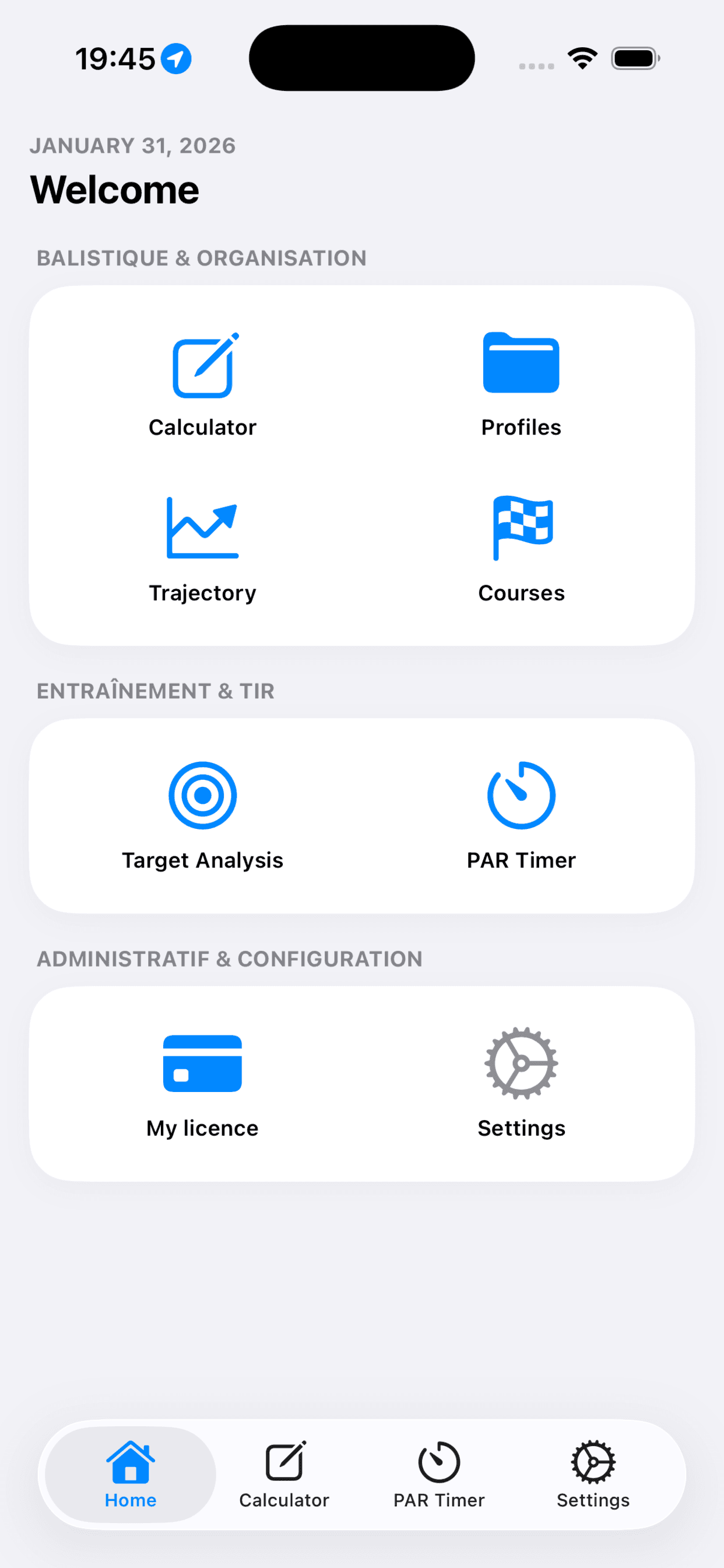 EliteRange Dashboard